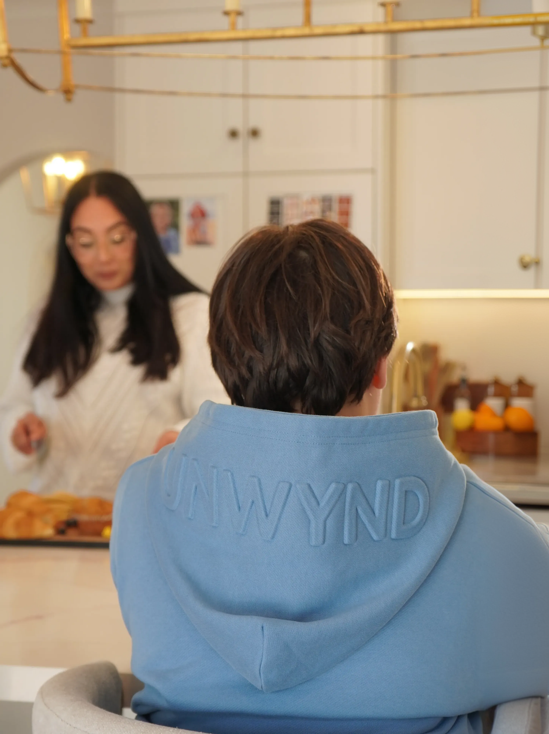 teenager girl wearing hoodie